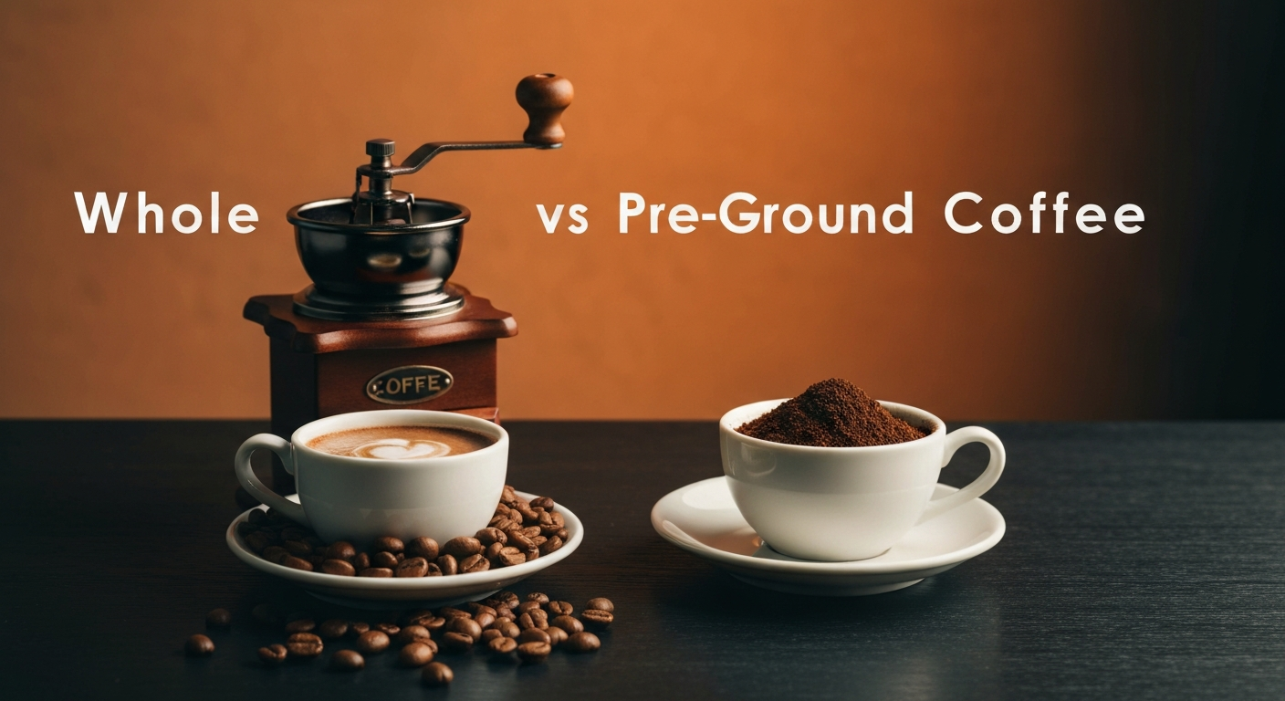 Whole Bean vs Pre-Ground Coffee: Which Should You Buy?